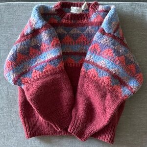 Women’s handmade in Peru size medium alpaca sweater